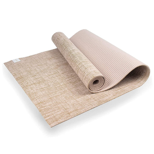 Jute Yoga Mat (White)