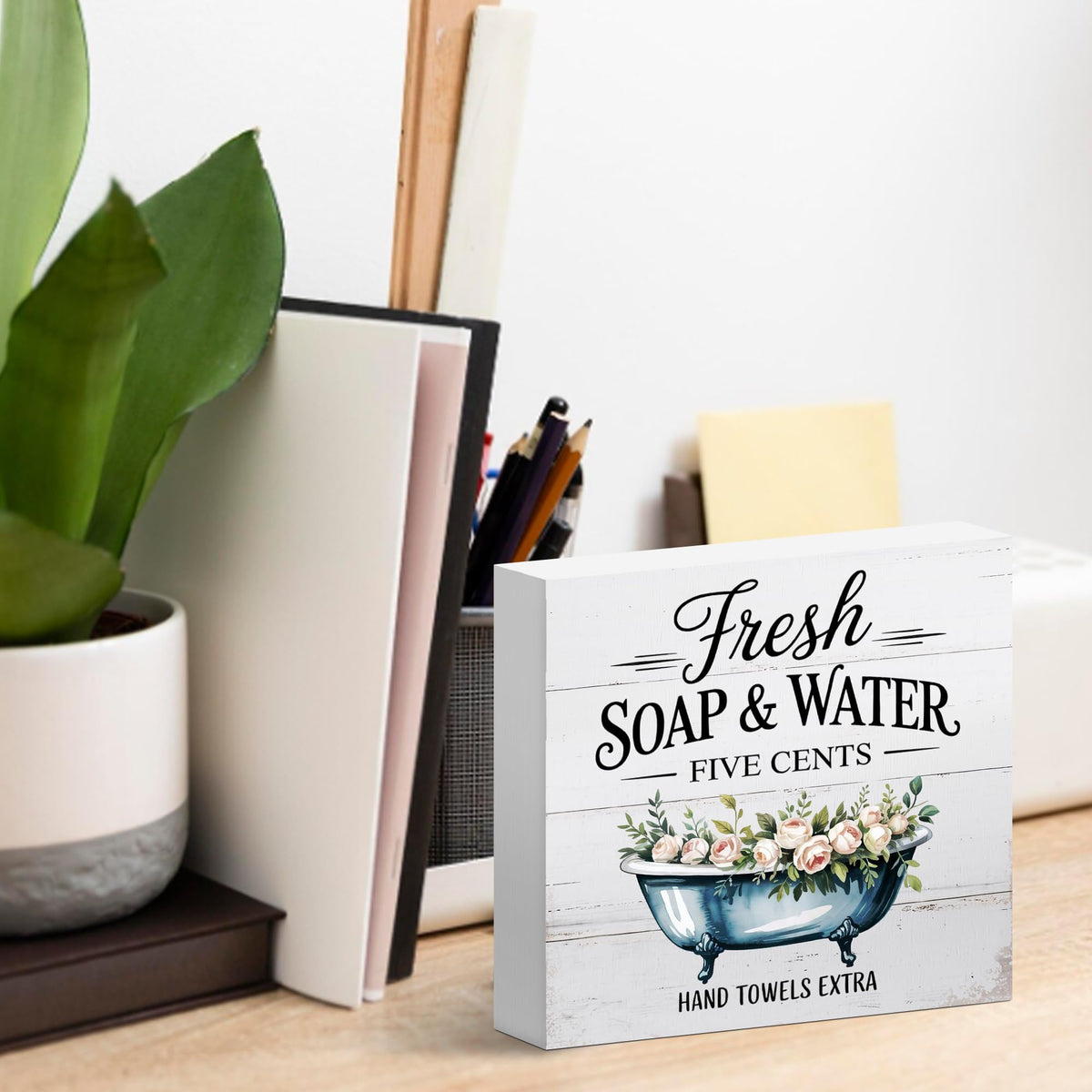 Bathroom Shelf Decor (Black)