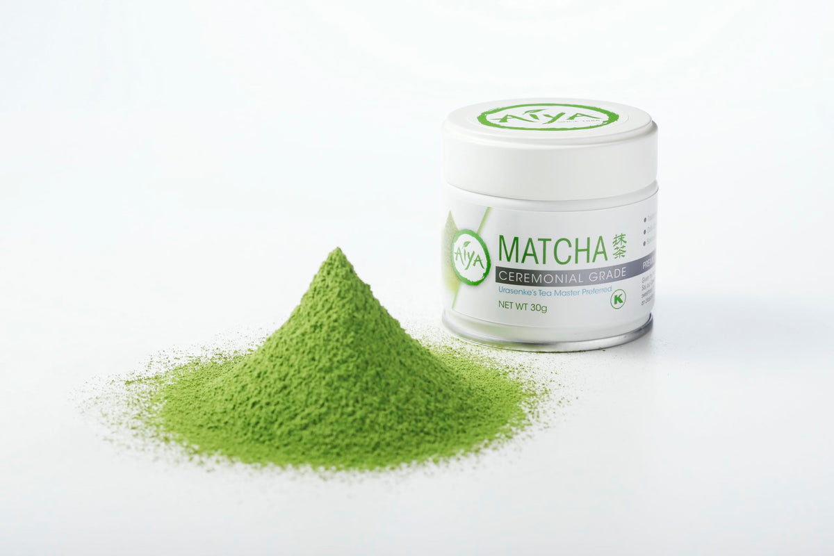 Aiya Authentic Japanese Premium First Harvest Ceremonial Grade Matcha Green Tea Powder (1.06 Ounce (Pack of 1))