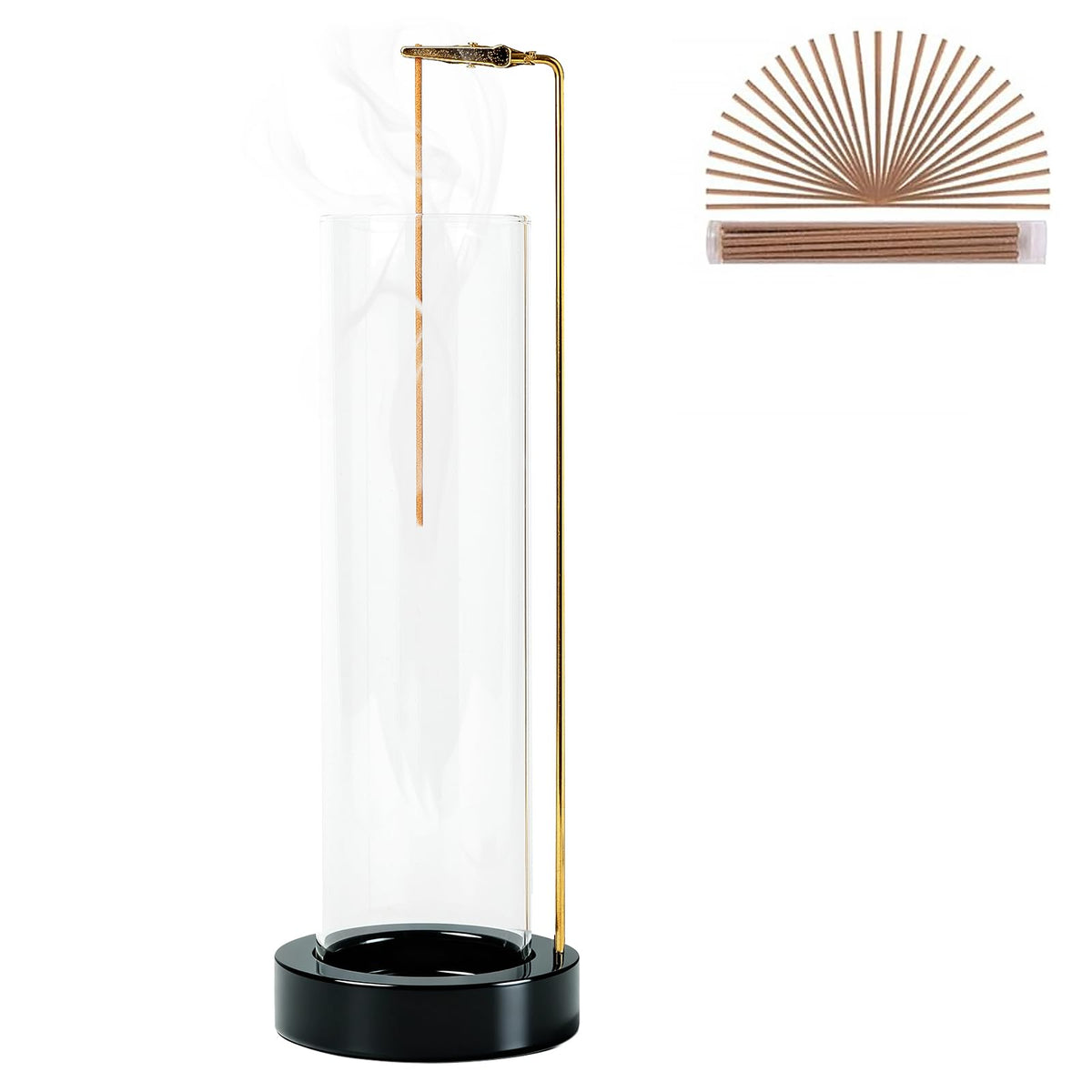 Incense Holder for Sticks (Black-1pc)