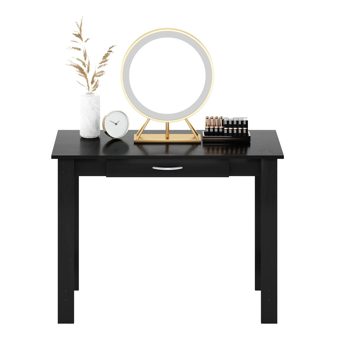 Jaya Writing Desk For Residential Use With DrawerBlack (Blackwood / 39 inches)
