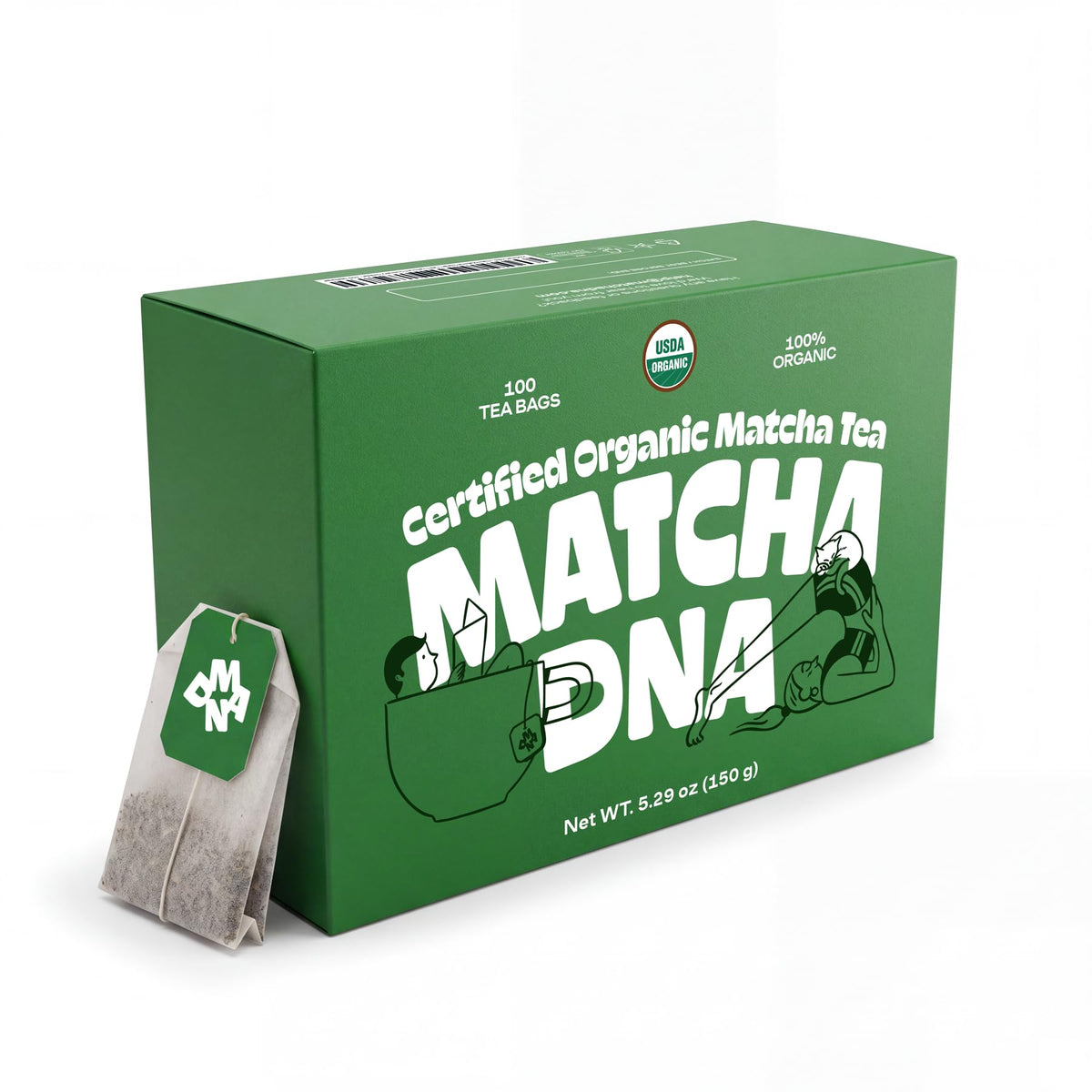 Certified Organic Matcha Tea Bags