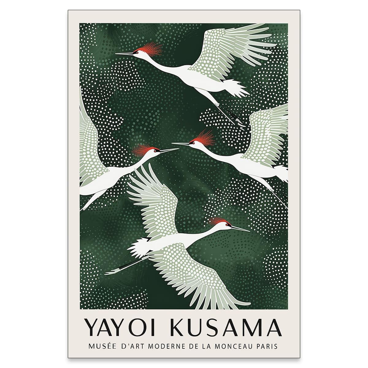 Japanese Flying Cranes Wall Art Vintage Bird Pictures Aesthetics Posters Minimalist Animal Canvas Prints Nordic Nature Zen Calm for Living Room Bedroom Office Decor 20x30in Unframed (Unframed / Japanese Art 007 / 30"L x 20"W)