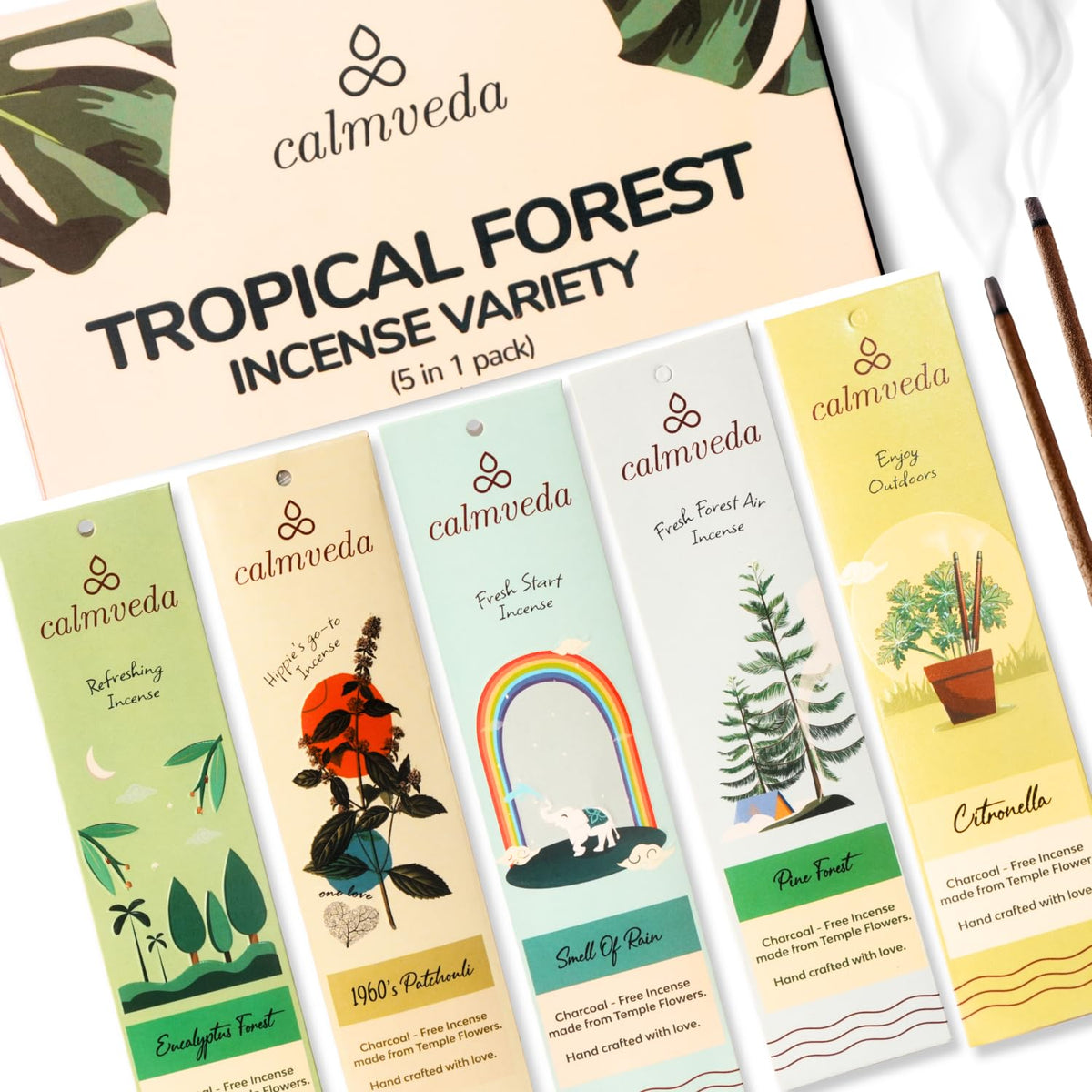 Tropical Forest Incense Sticks Variety Pack