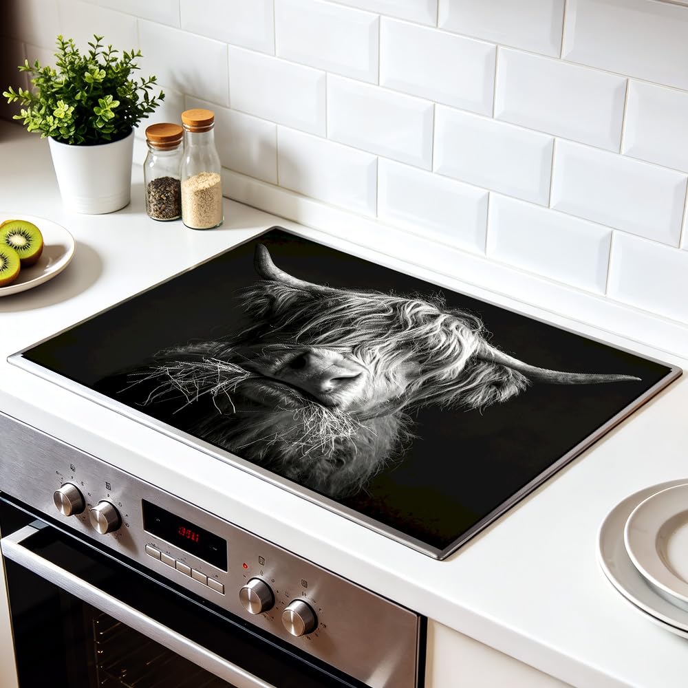 Highland Cow Stove Top Cover (Colorful2265)