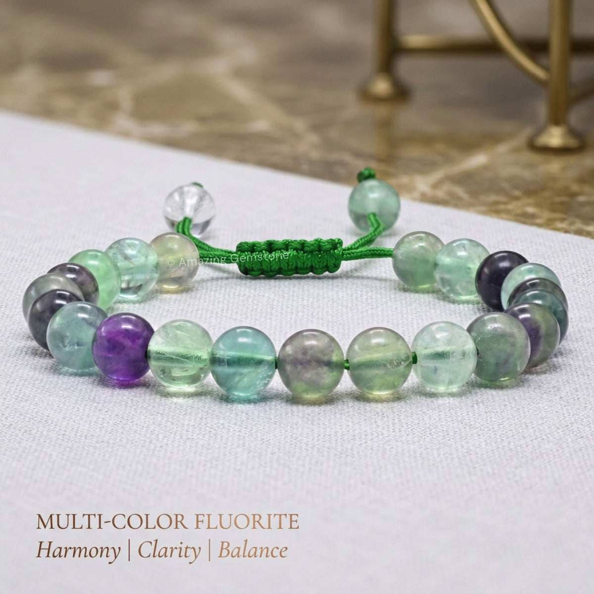 Multi Fluorite Bracelet for Women Men's Gifts (Multi Fluorite)