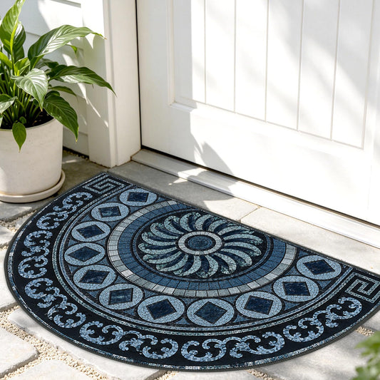 Semicircular Entrance Door Mat 24" x 36" (#57 / 2' x 3' (Semicircular))