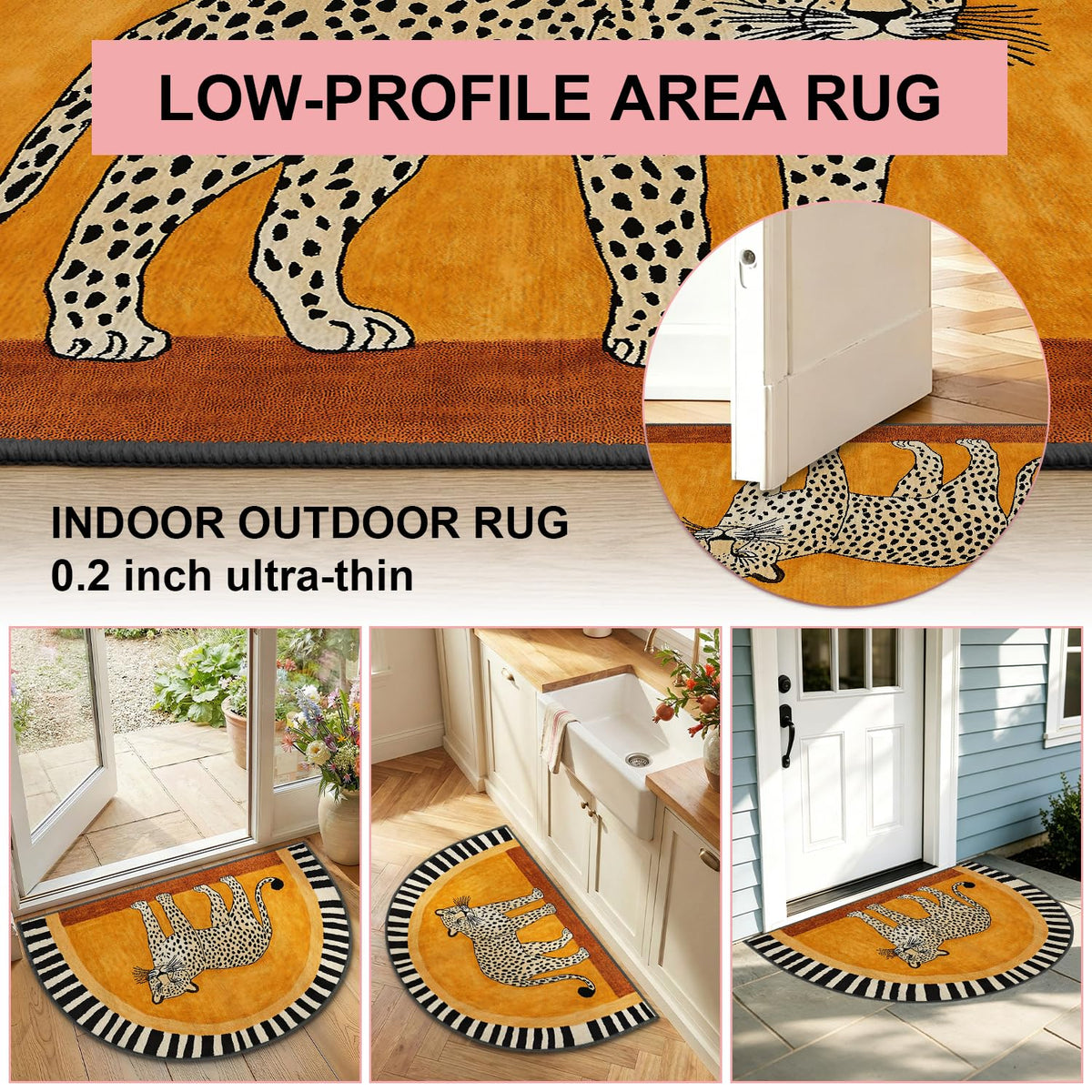 Semicircular Entrance Door Mat 24" x 36" (#29 / 2' x 3' (Semicircular))
