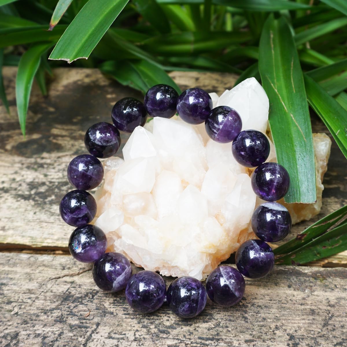 16MM Amethyst Bracelet for Men (16MM Amethyst Bracelet)