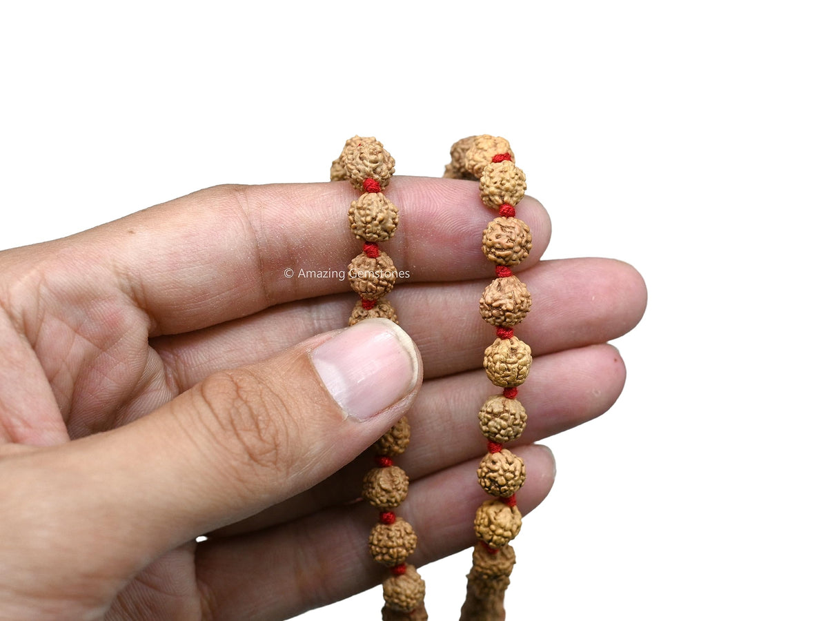 108 Beads Handmade Mala (Rudraksha / Knotted)