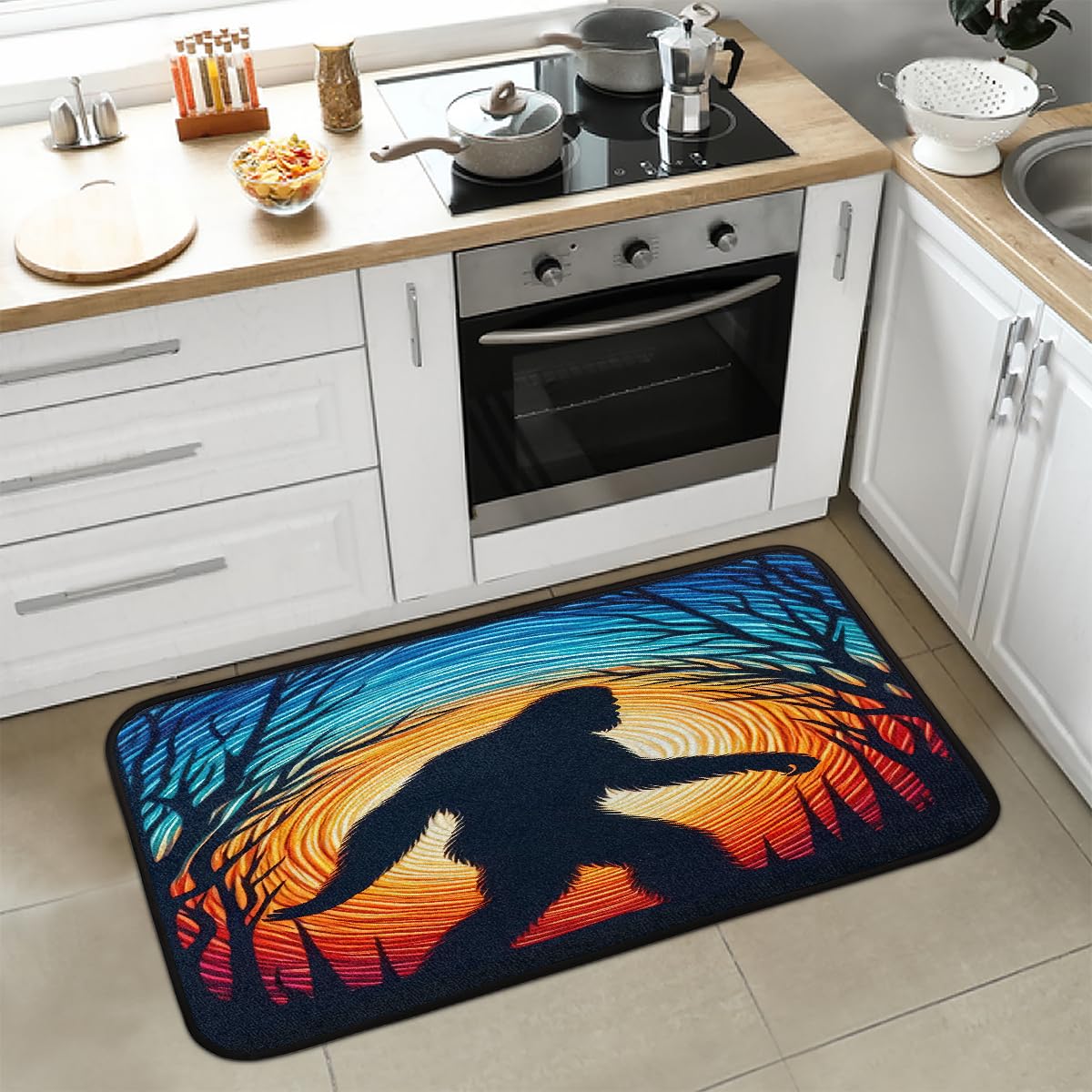 Bigfoot Kitchen Rugs Kitchen Mats Non Slip Floor Mat (Color 25)