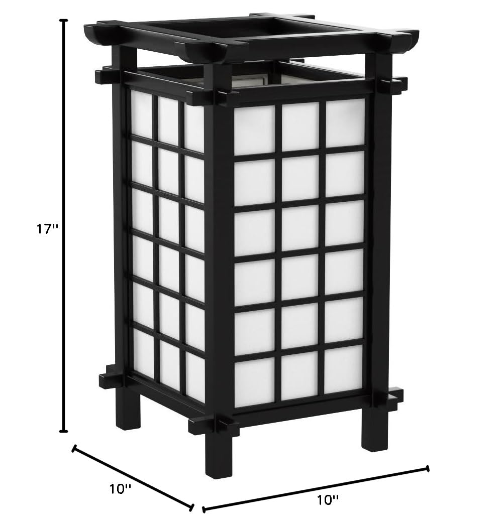 17" Ido Lamp Black (Black)