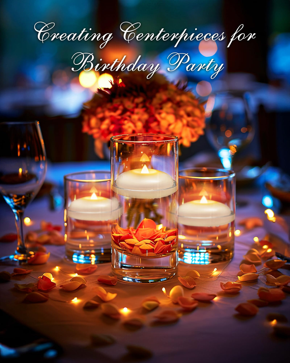 12Pack 3" White Flameless Floating LED Candle (White Base / 12 Pack)