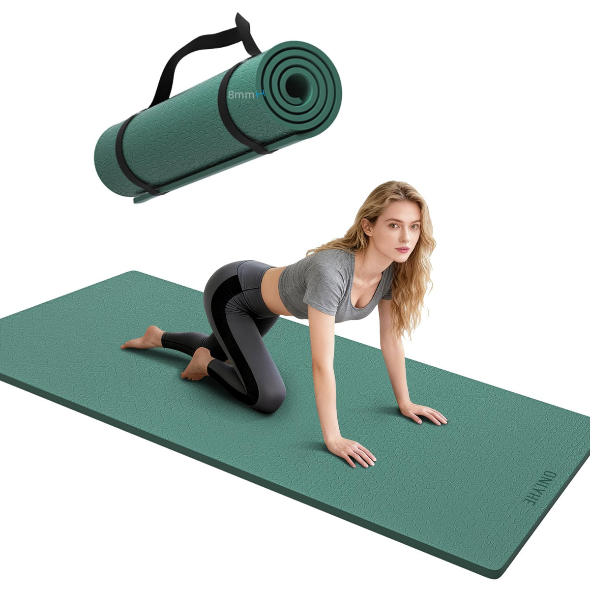 Yoga Mat Thick (Dark Green)