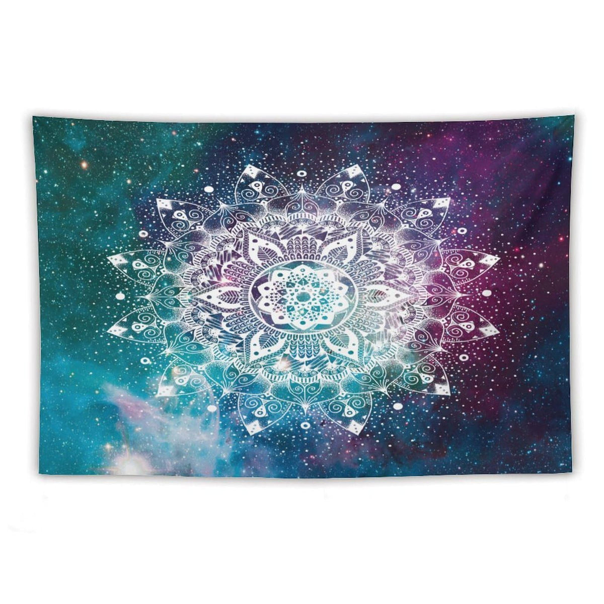 Hippie Mandala Tapestry Wall Hanging Bohemian Galaxy Space Indian Medallion Trippy Aesthetical Tapestries Home Decor for Living Room Bedroom Farmhouse Apartment Dorm 60"x90" (60"L x 90"W / Mandala-42)