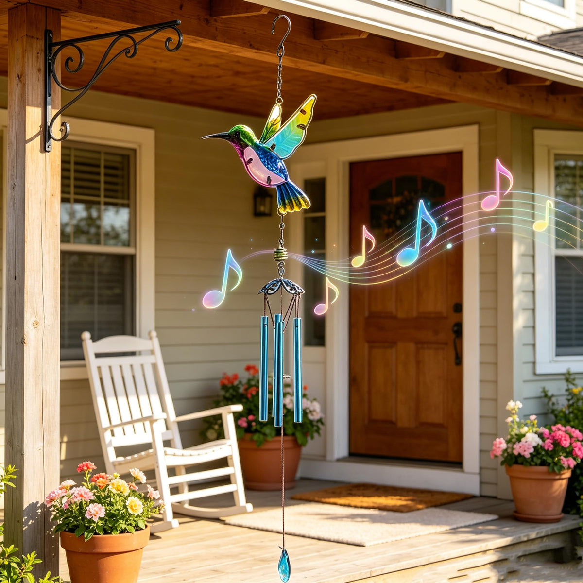 Wind Chimes Hummingbird