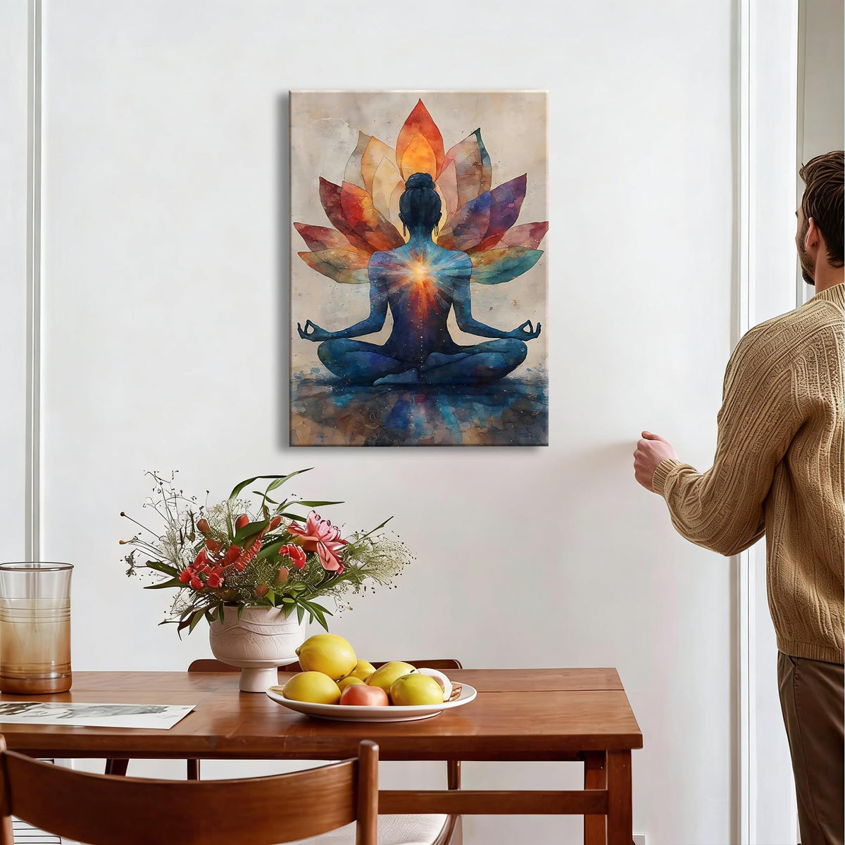 Meditation Wall Art (Pictures23 / 36"L x 24"W)