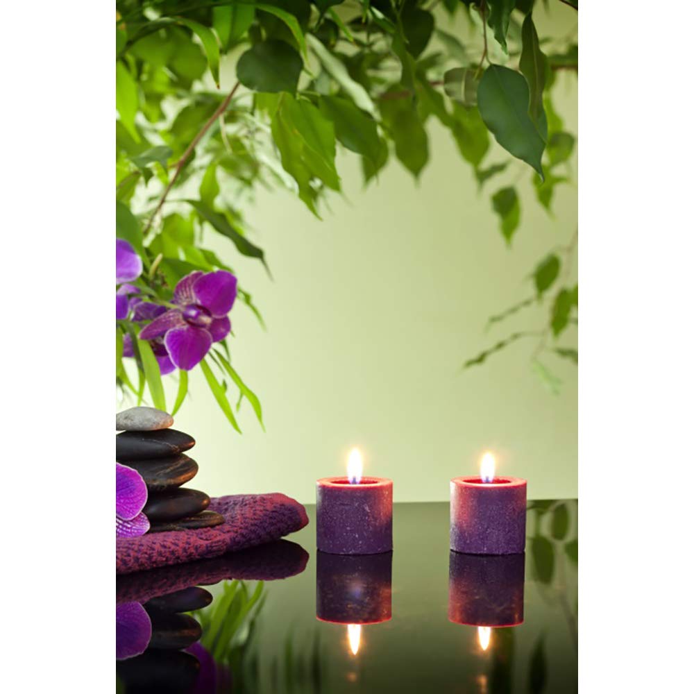 Spa Shower Curtain Basalt Stones Purple Aromatic Candles Flowers Bath Towel Green Plants Beautiful Relaxing Still Life Art Bath Curtain Waterproof Fabric Bathroom Decor Set with Hooks 72x72inch (72"W x 72"L (Pack of 1) / Green 04)