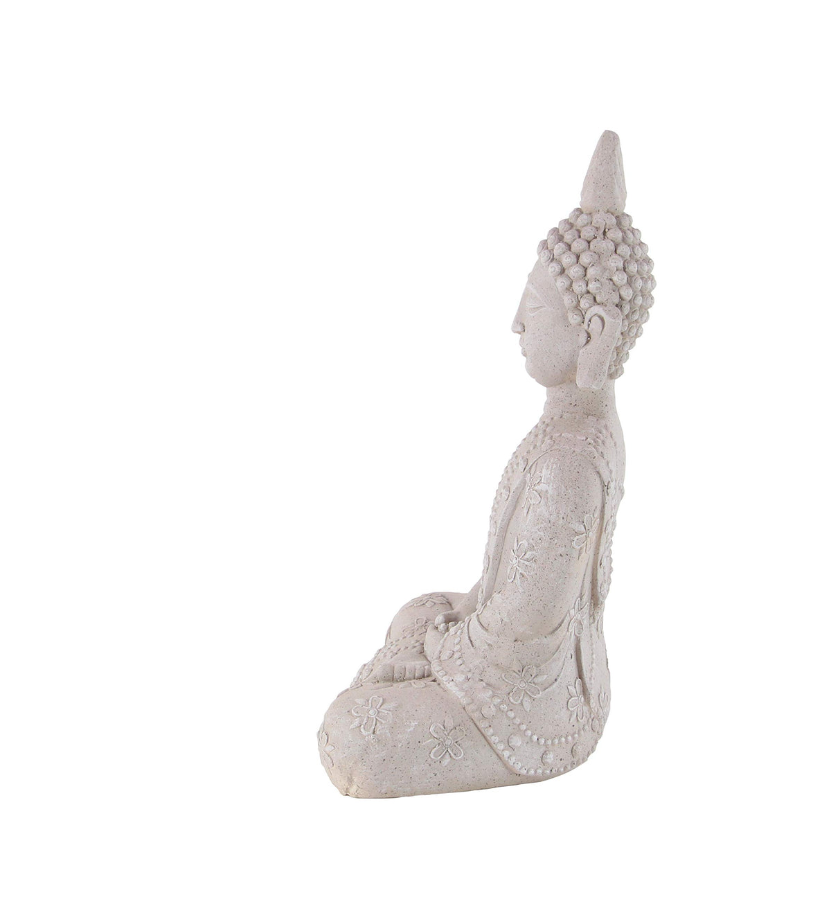 Magnesium Oxide Buddha Decorative Garden Sculpture Indoor Outdoor Garden Statue (13" x 13" x 20")