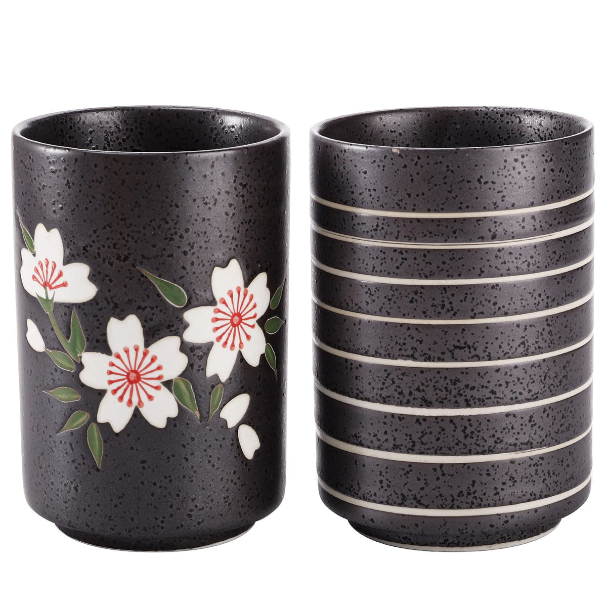 Set of 2 Japanese Tea Cups (2 Count (Pack of 1))