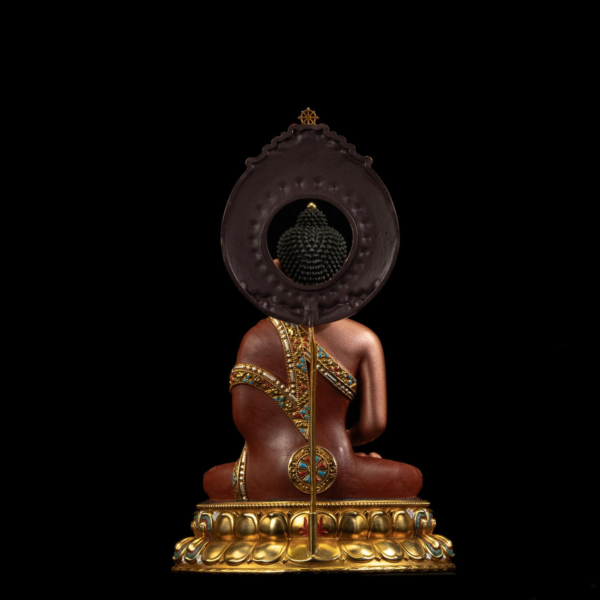Hand Painted Amitabha Buddha Statue (Amitabha / 5.91in)