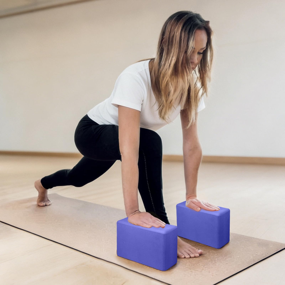 2 Pack Yoga Blocks (2PACK-Purple)