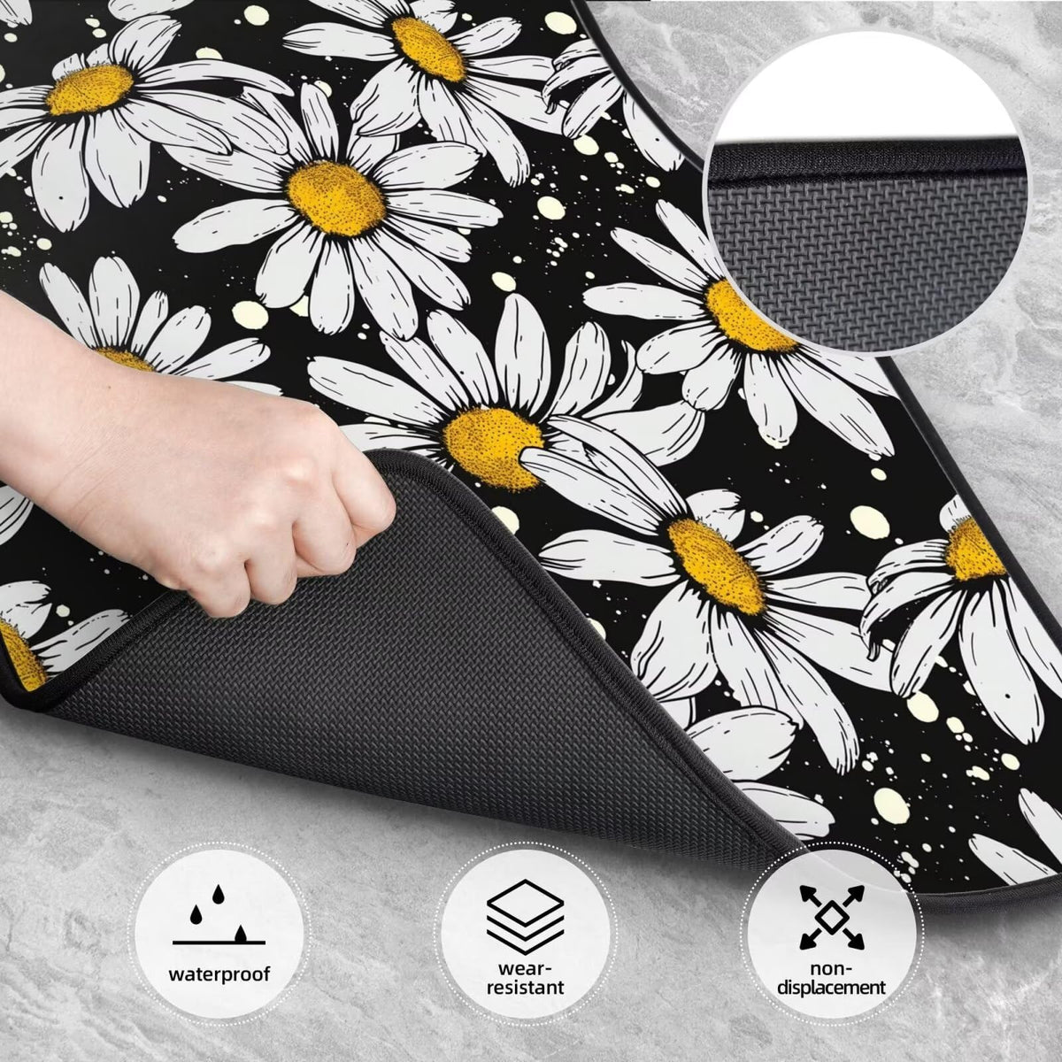 Daisy Floral Car Carpet Anti (Daisy)