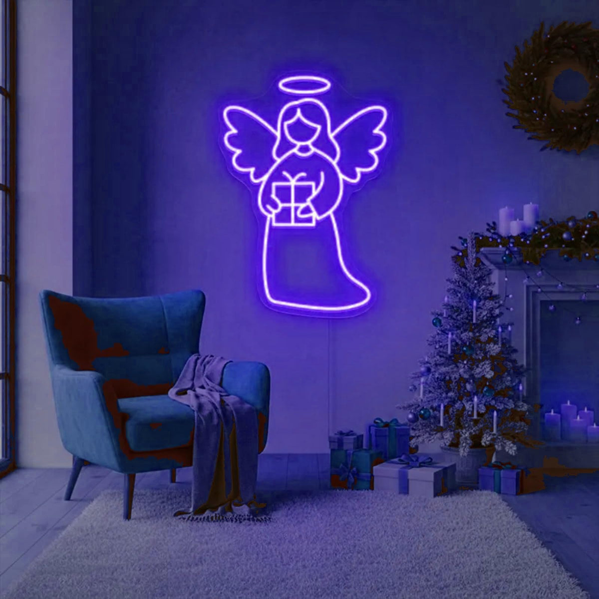 Christmas Angel Neon Sign (Christmas Ange)