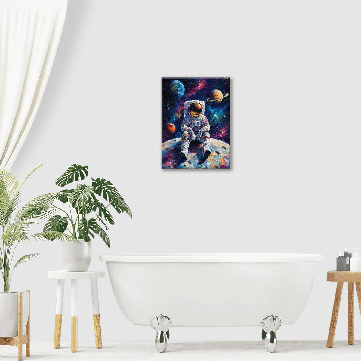 Astronaut Wall Art (Astronaut 1 / 12L" x 16W")