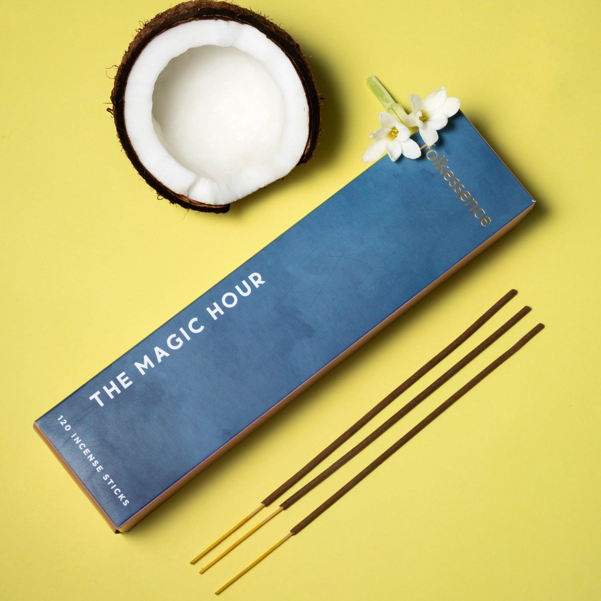 Premium Incense Sticks Coconut (Pack of 120)