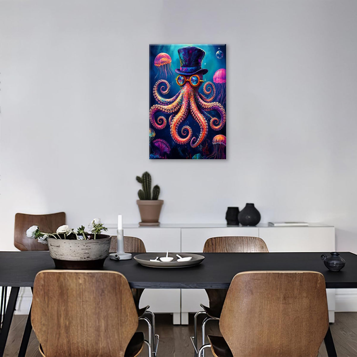 Octopus Wall Art (Octopus 1 / 24L" x 16W")