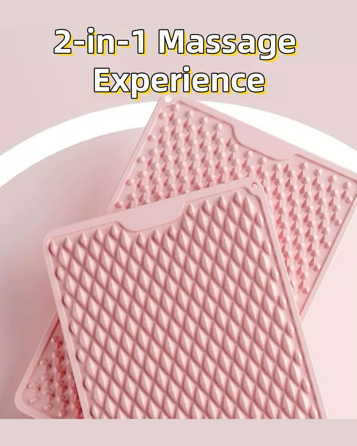 Acupressure Foot Massage Mat Dual (Pink / M)