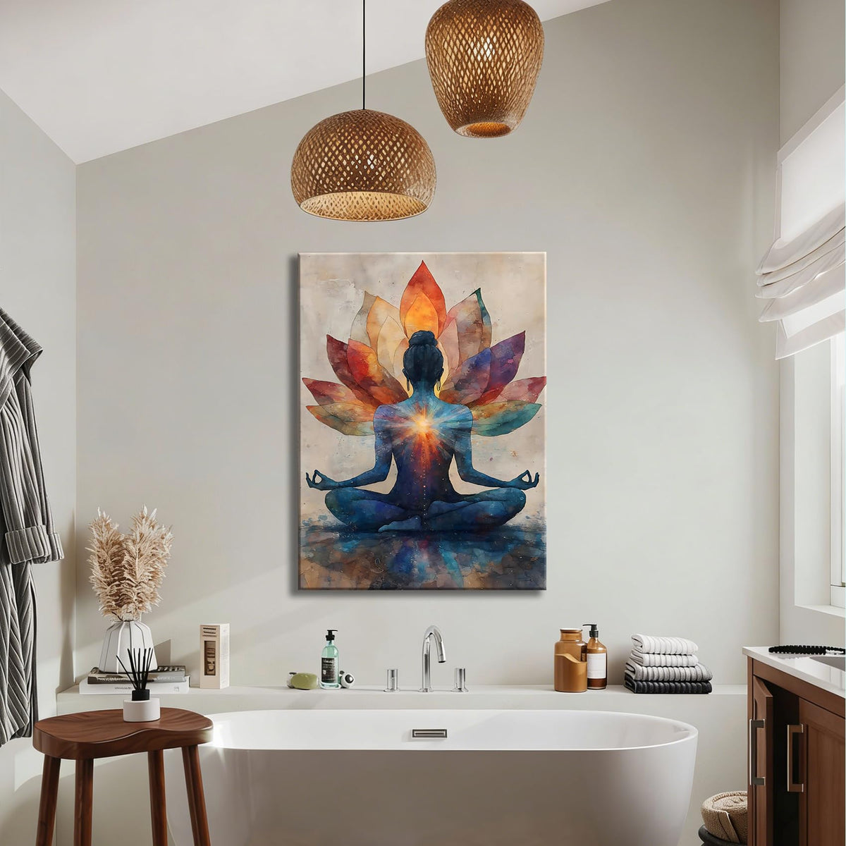 Meditation Wall Art (Pictures23 / 36"L x 24"W)