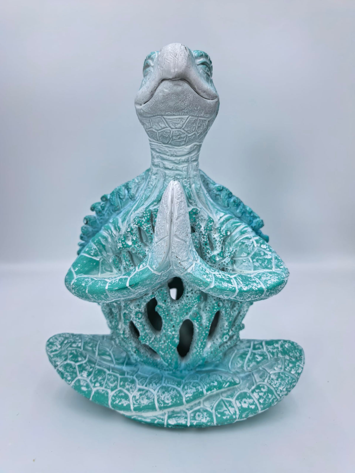 Sea Turtle Meditation Yoga Decor (Aqua Blue Hs)
