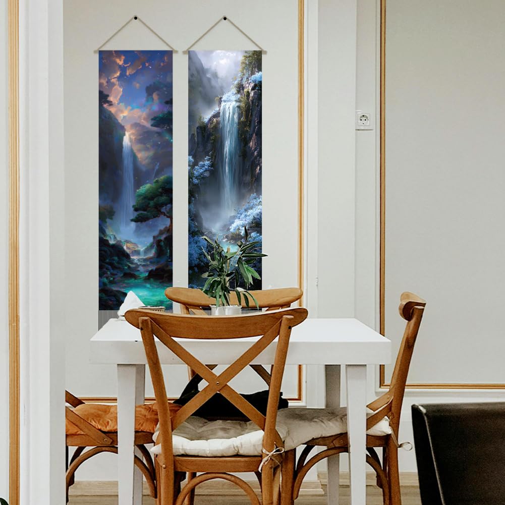 2Pcs Forest Tapestry (Multicolor-landscape)
