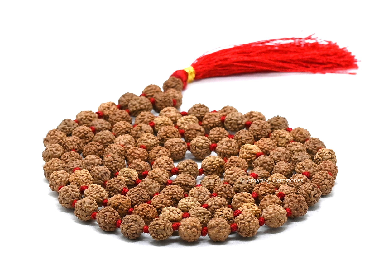 108 Beads Handmade Mala (Rudraksha / Knotted)