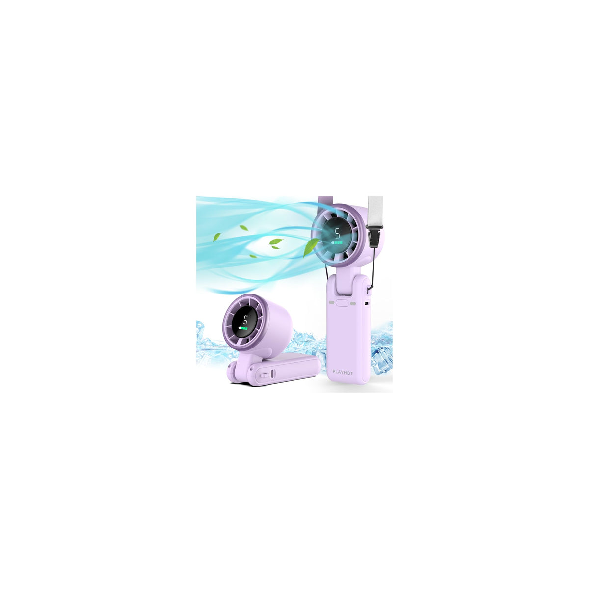 Portable Handheld Turbo Fan (Purple)
