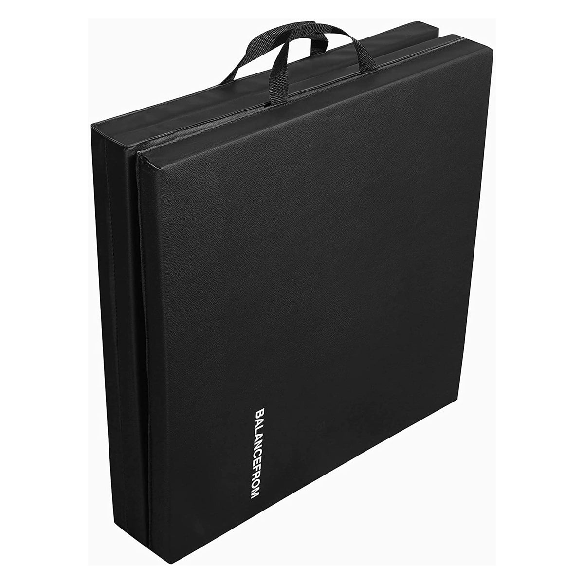 6x2 Feet 3 Panel Folding Gymnastics Mat  1.5 (Black)