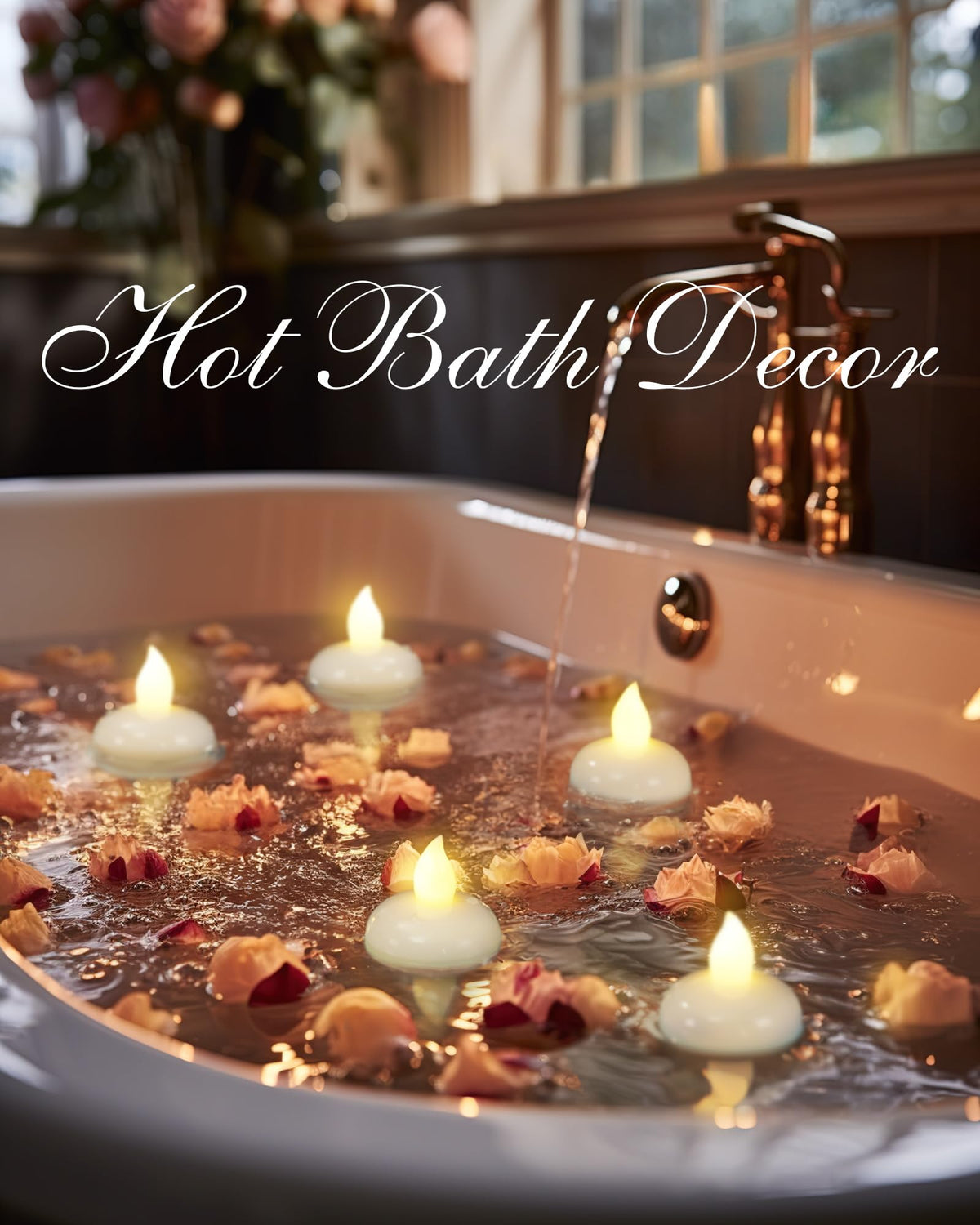 Flameless Floating Candles (Warm White (48Pack))
