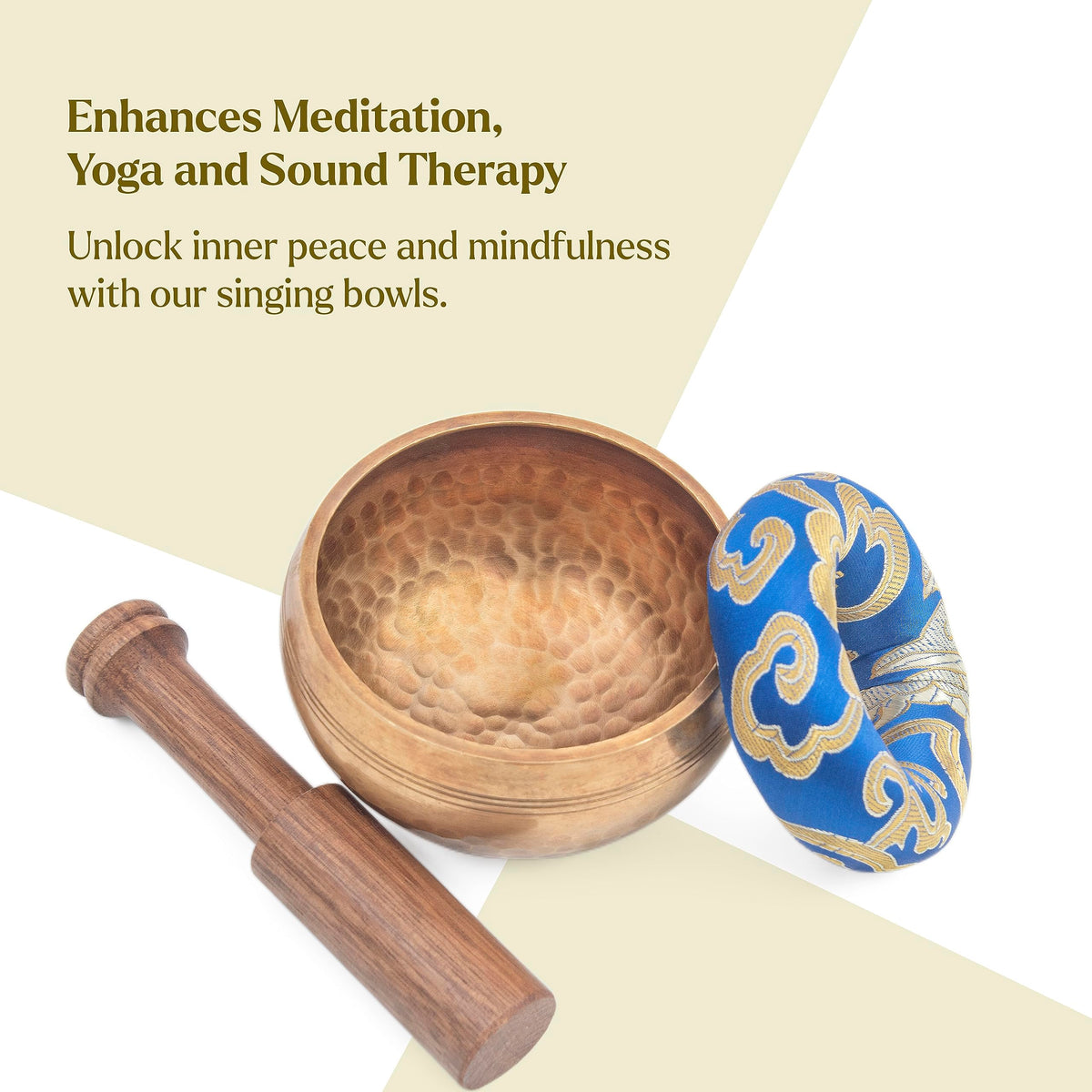 Tibetan Singing Bowl Set (4 Inch Bowl)