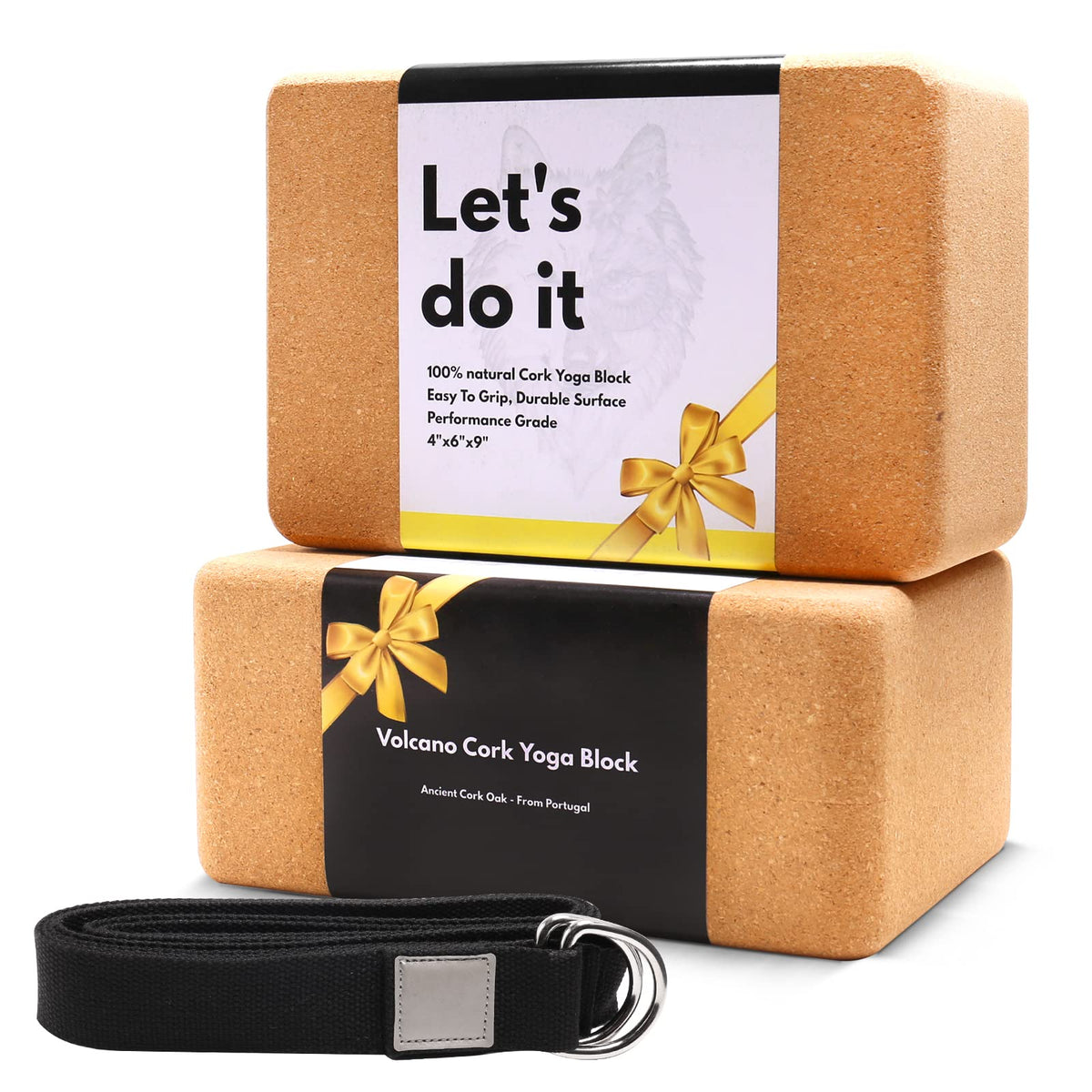 Cork Yoga Blocks 2 Pack