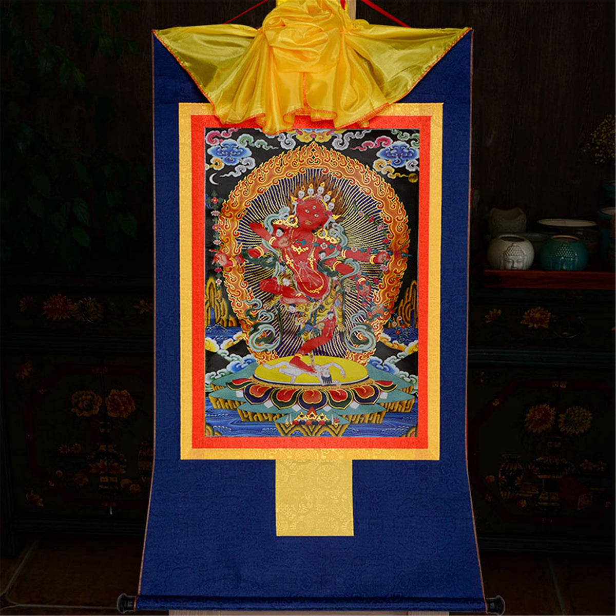 Kurukulla Thangka (Kurukulla / 25.2"L x 18.5"W)