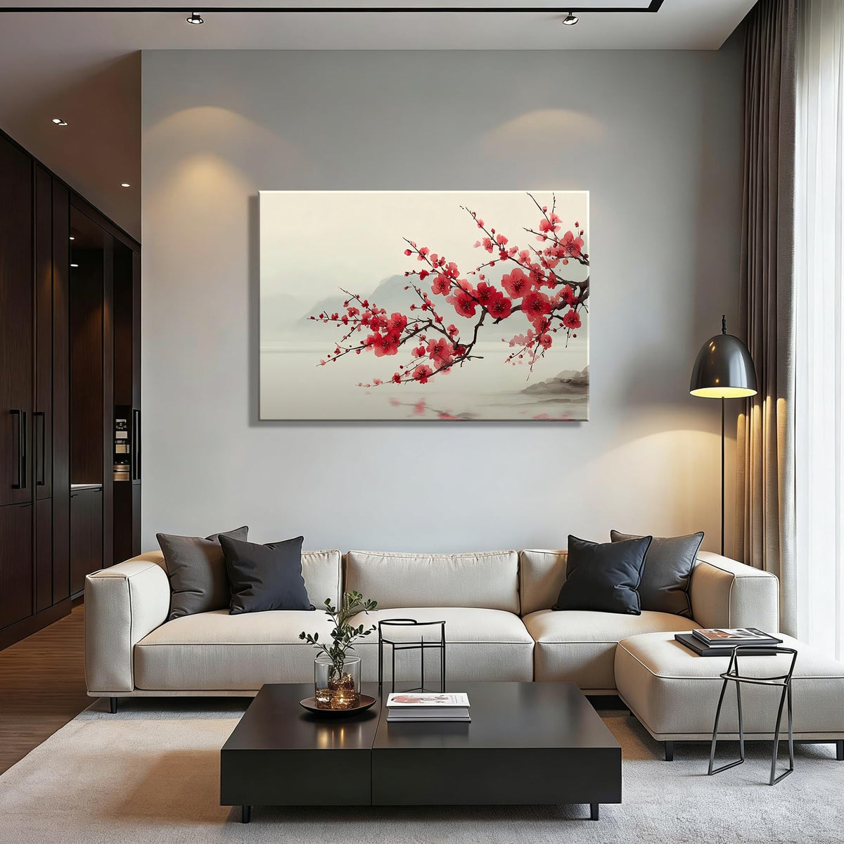 Framed Canvas Wall Art (Pictures7 / 24"L x 16"W)