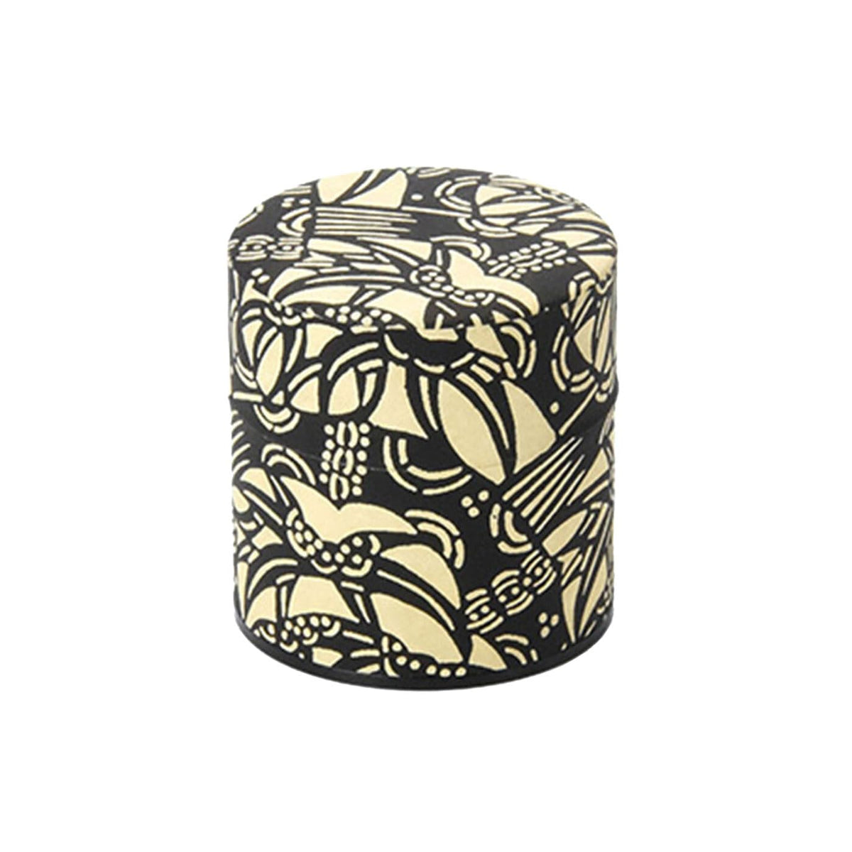 Japanese Pokkan Matcha Coffee Spice Tea Tin Canister Washi Paper Storage with Lid 7.05 oz Capacity (Han, S)