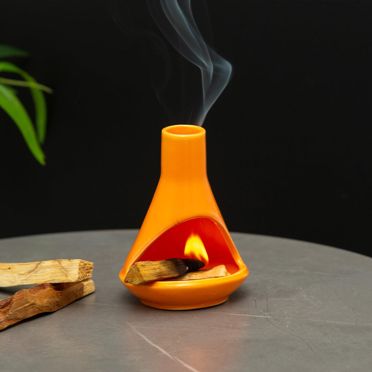 Mini Chiminea Palo Santo Holder (Palo Santo Holder-orange)
