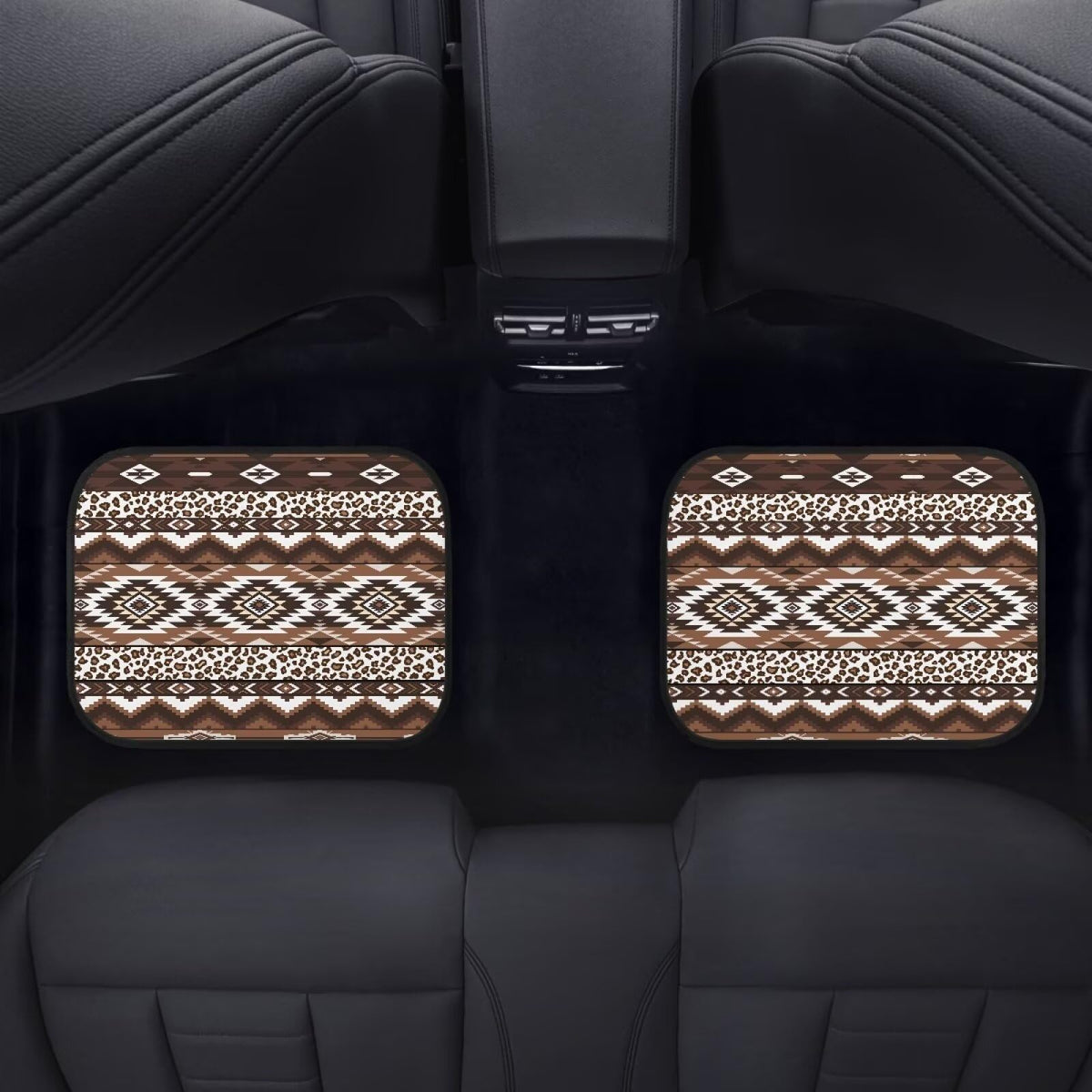 Aztec Car Floor Mats Non (Brown Aztec)