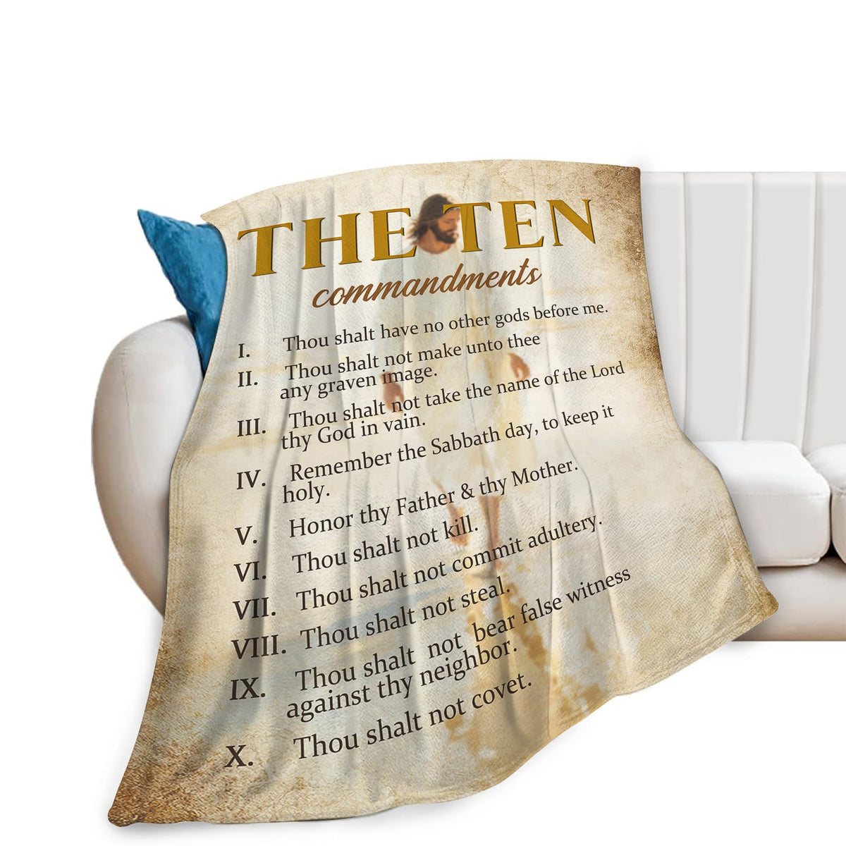 Christian Jesus Throw Blanket (60"x80" / Jesus)