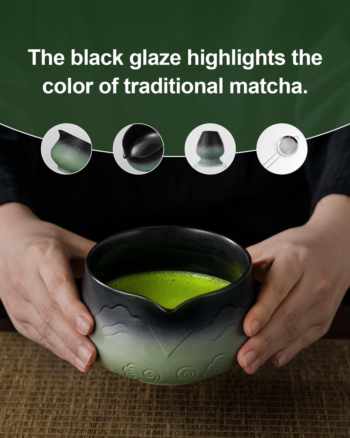 Premium Matcha Whisk Set (04-Sage Green / 5 Pcs)