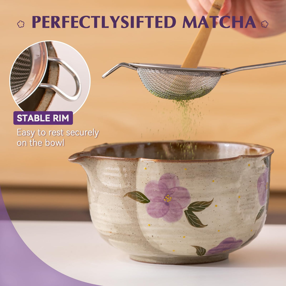 Matcha Whisk Set (Purple)