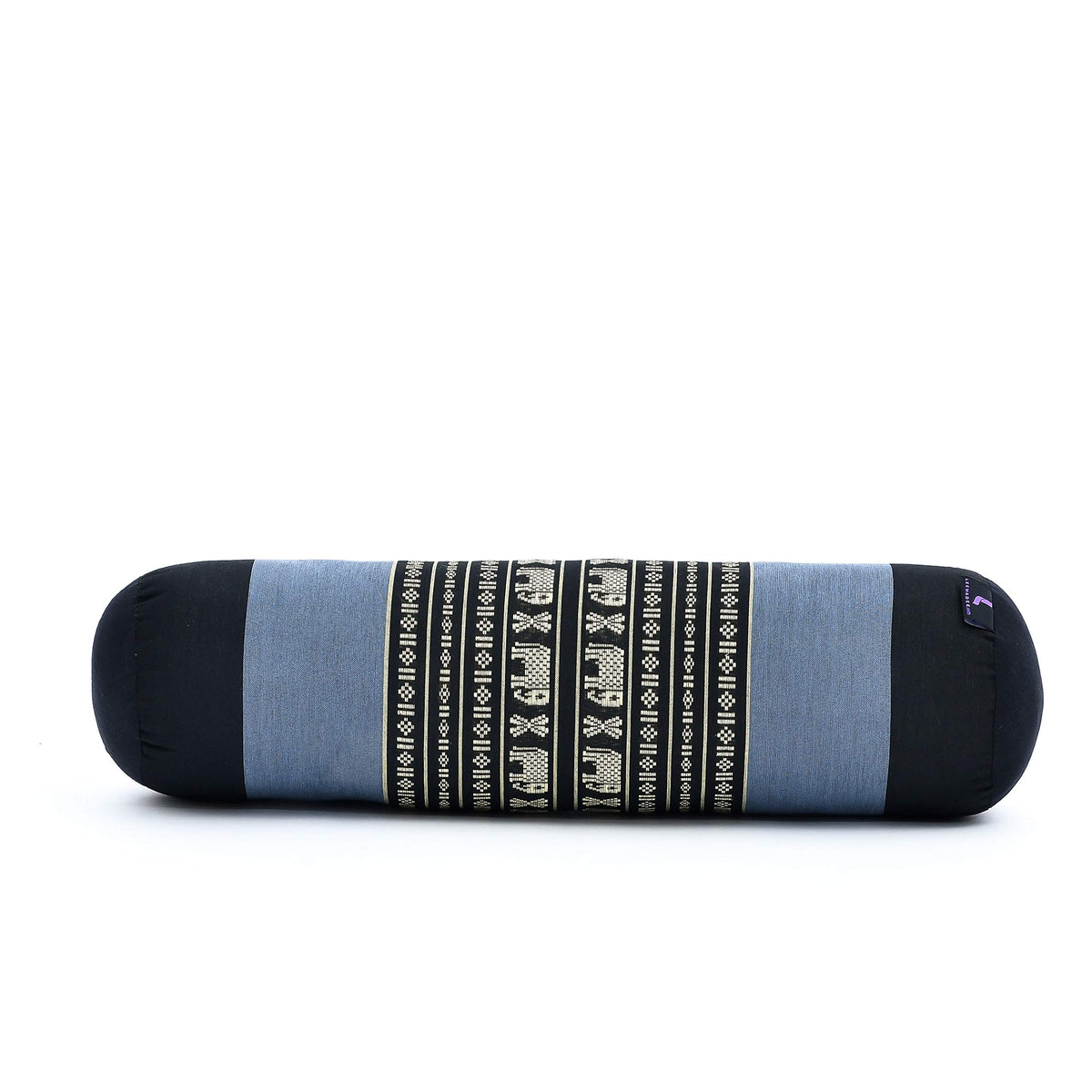 Yoga Bolster 20 x 6 x 6 inches Kapok Roll for Meditation & Massage (Sf15 - Blue)